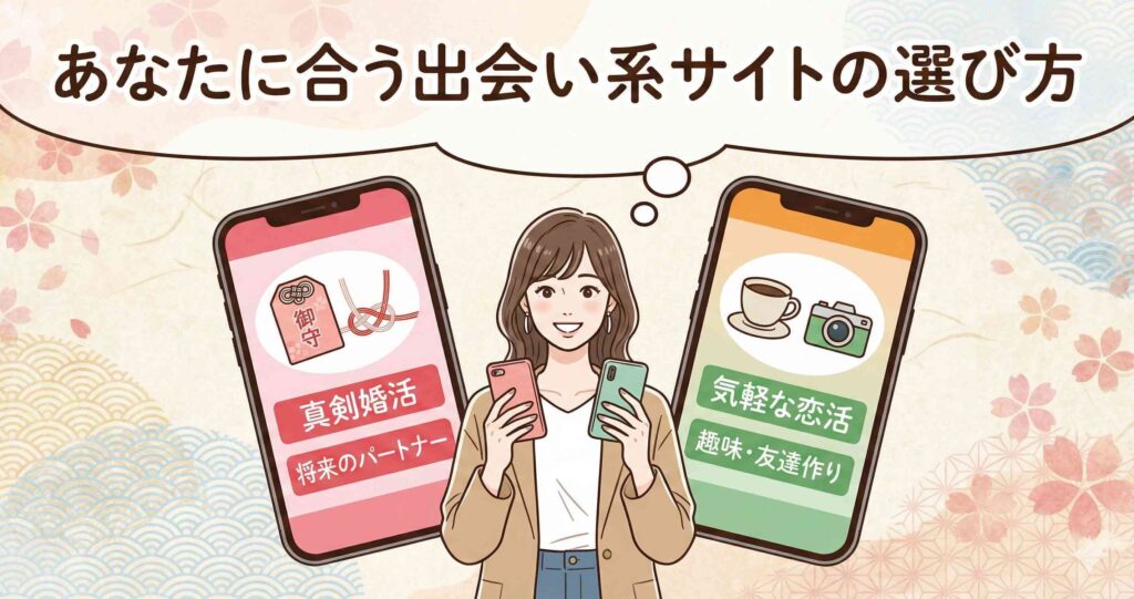あなたに合う出会い系サイトの選び方