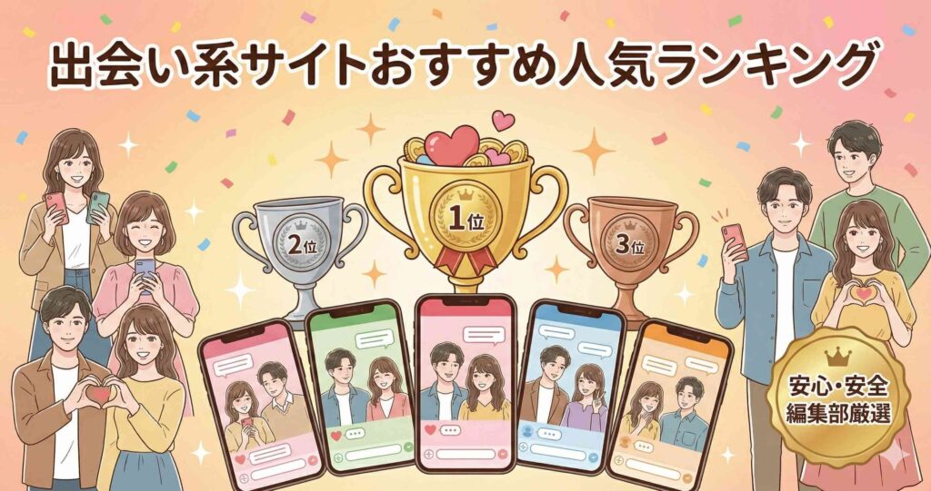 出会い系サイトおすすめ人気ランキング