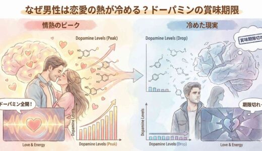 恋愛でドーパミンが出ると男性はどうなる？惹かれる仕組みと冷める理由