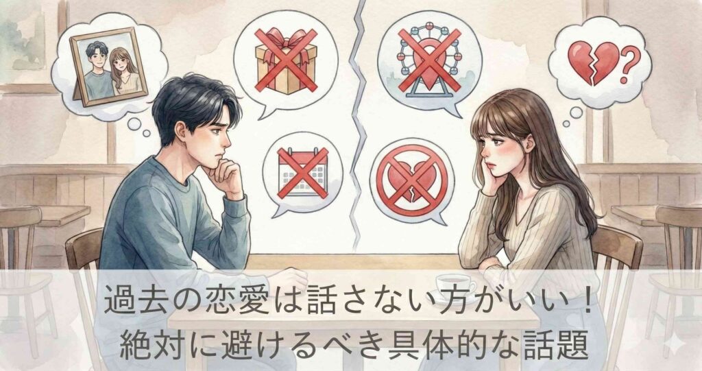 過去の恋愛は話さない方がいい!絶対に避けるべき具体的な話題