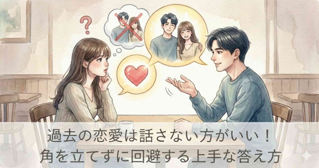 過去の恋愛は話さない方がいい!角を立てずに回避する上手な答え方