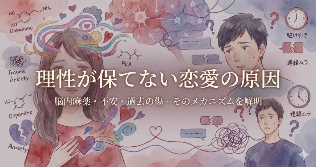 理性が保てない恋愛の原因