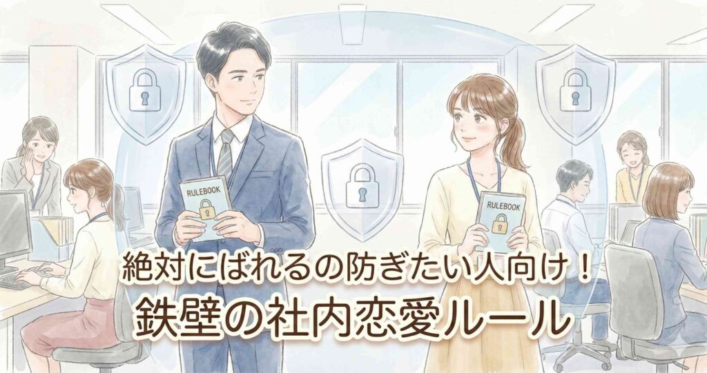 絶対にばれるの防ぎたい人向け!鉄壁の社内恋愛ルール