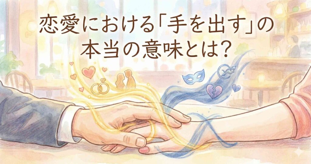 恋愛における「手を出す」の本当の意味とは?