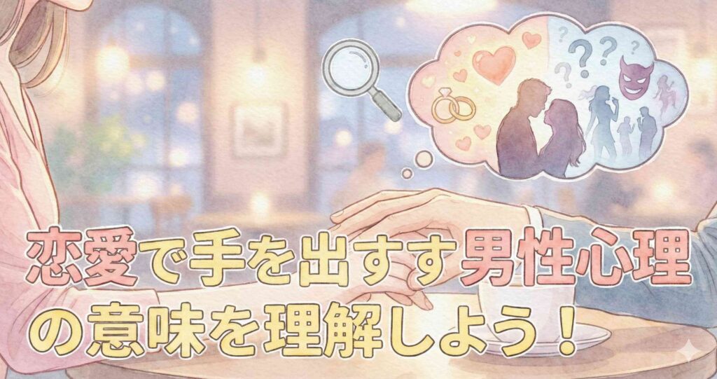 恋愛で手を出す男性心理の意味を理解しよう!