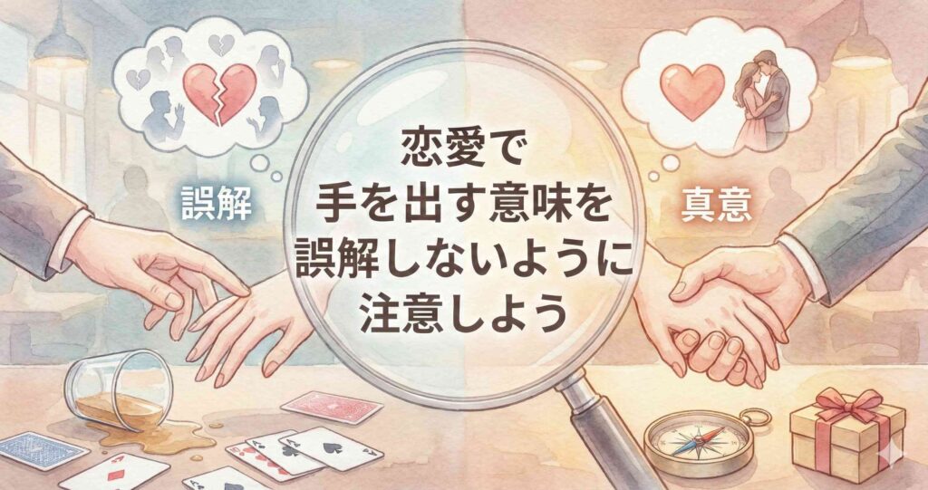 恋愛で手を出す意味を誤解しないように注意しよう