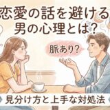 恋愛の話を避ける男の心理とは?脈あり・脈なしの見分け方と上手な対処法