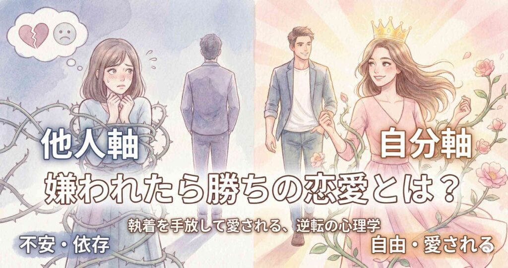 嫌われたら勝ちの恋愛とは?