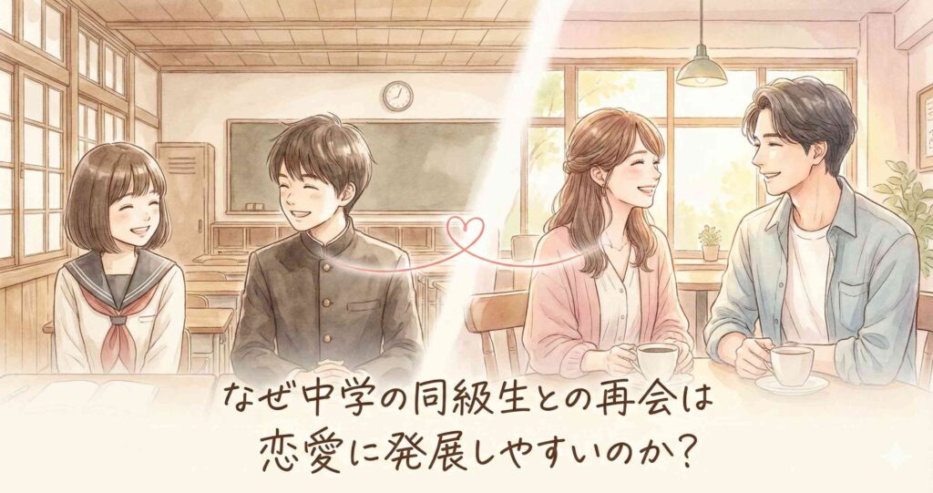 なぜ中学の同級生との再会は恋愛に発展しやすいのか?