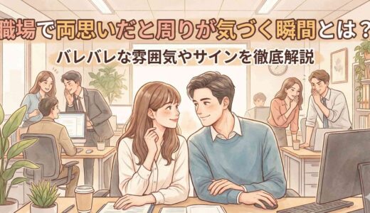 職場で両思いだと周りが気づく瞬間とは？バレバレな雰囲気やサインを徹底解説