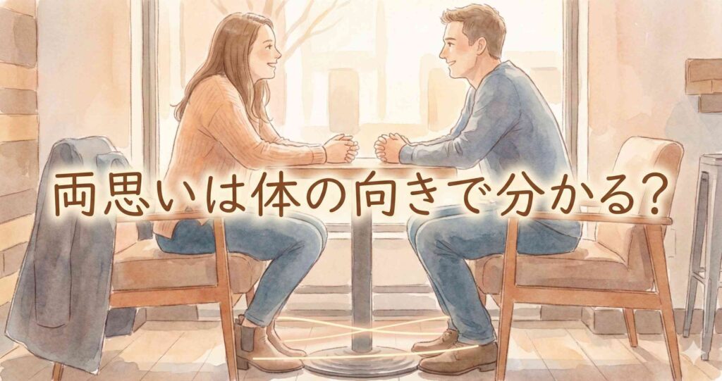 両思いは体の向きで分かる?