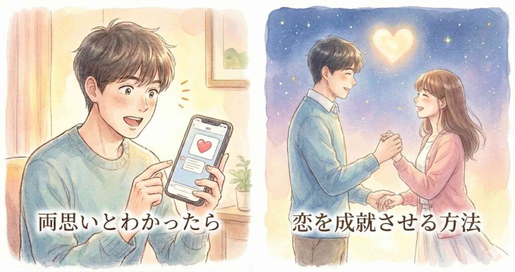 両思いとわかったらどうする?男性心理を理解して恋を成就させる方法