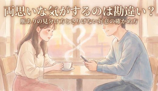 両思いな気がするのは勘違い？脈ありの見分け方とさりげない好意の確かめ方