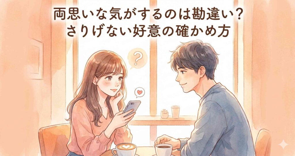 両思いな気がするのは勘違い?さりげない好意の確かめ方