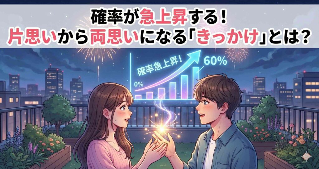 確率が急上昇する!片思いから両思いになる「きっかけ」とは?