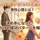 長い片思いから付き合えた男性心理とは?決め手になったきっかけと成功パターンを解説