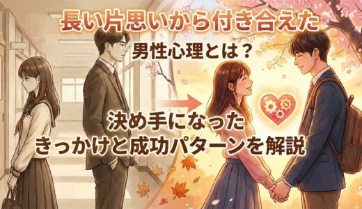 長い片思いから付き合えた男性心理とは？決め手になったきっかけと成功パターンを解説