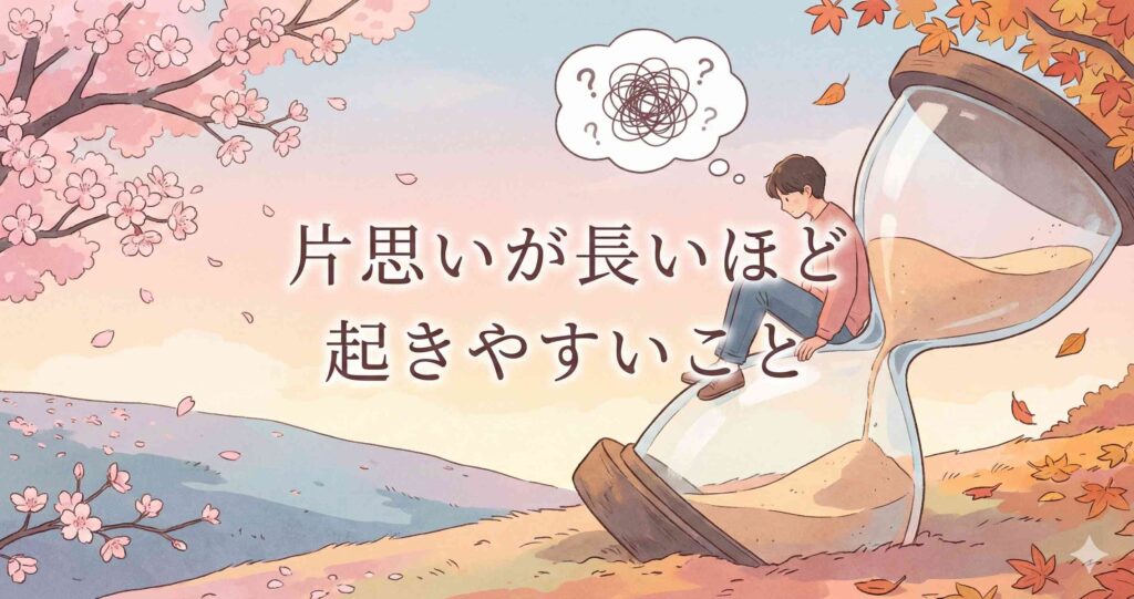 片思いが長いほど起きやすいこと