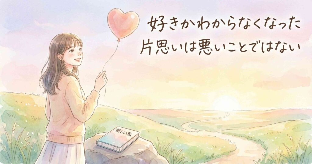 好きかわからなくなった片思いは悪いことではない