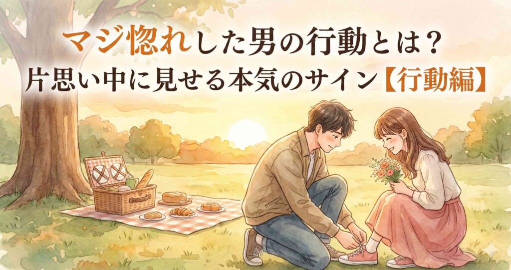 マジ惚れした男の行動とは?片思い中に見せる本気のサイン【行動編】