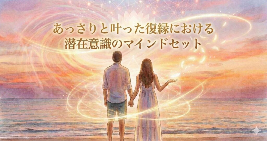 あっさりと叶った復縁における潜在意識のマインドセット