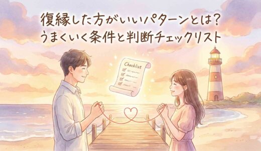 復縁した方がいいパターンとは？うまくいく条件と判断チェックリスト