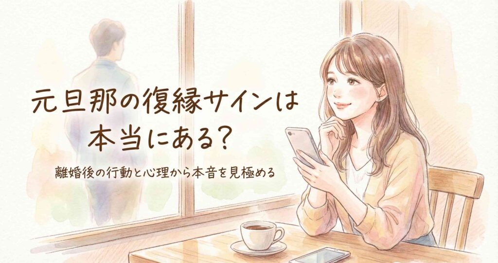 元旦那の復縁サインは本当にある?