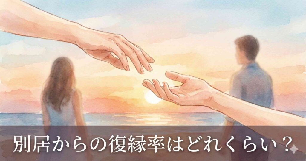 別居からの復縁率はどれくらい?