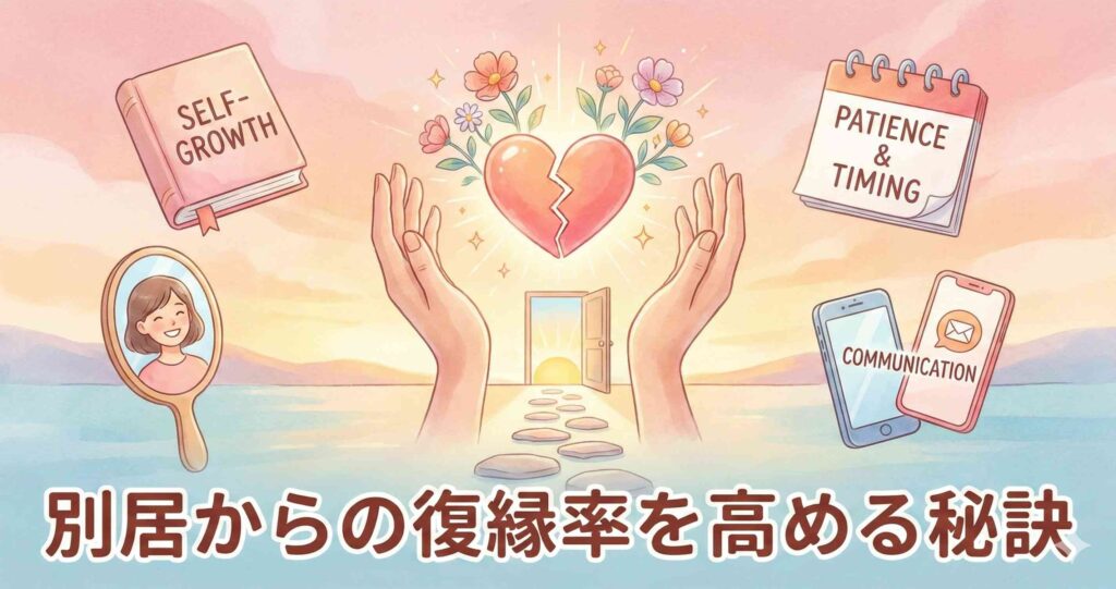 別居からの復縁率を高める秘訣