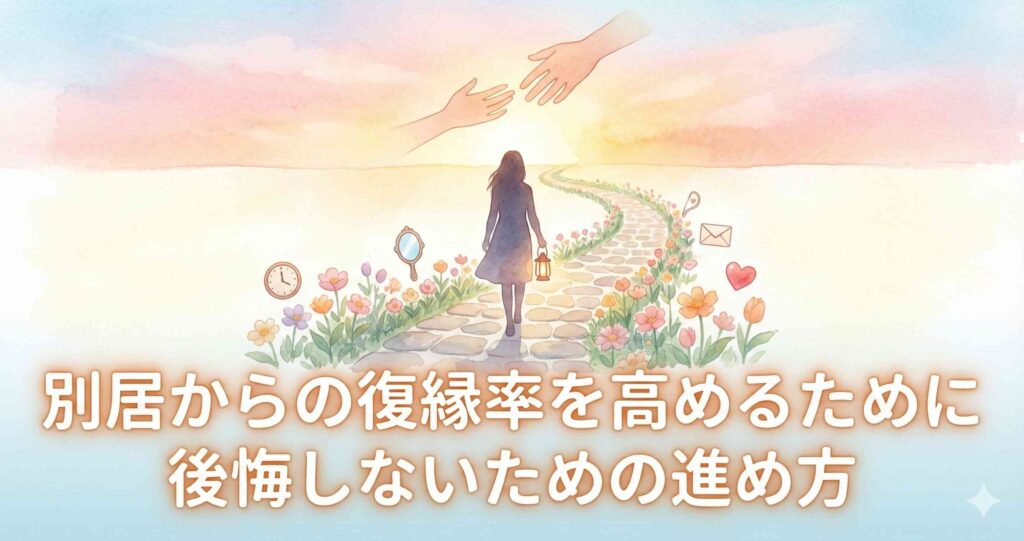 別居からの復縁率を高めるために後悔しないための進め方