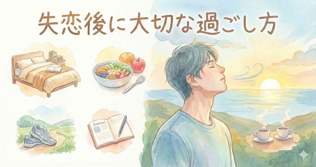 失恋後にやってはいけないことを避ける代わりに大切な過ごし方