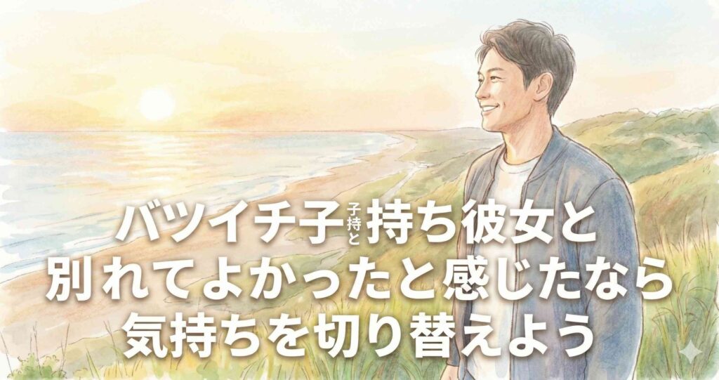バツイチ子持ち彼女と別れてよかったと感じたなら気持ちを切り替えよう