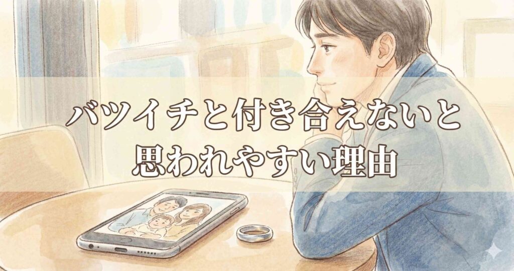 バツイチと付き合えないと思われやすい理由