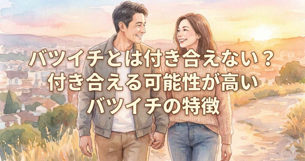 バツイチとは付き合えない?付き合える可能性が高いバツイチの特徴