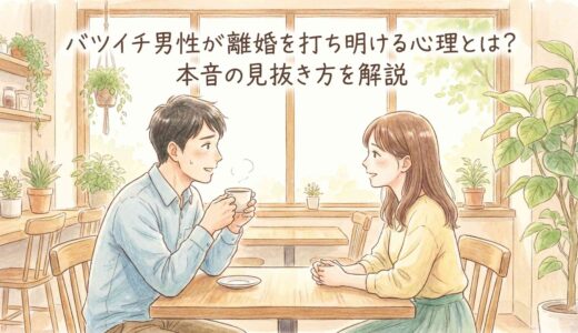 バツイチ男性が離婚を打ち明ける心理とは？本音の見抜き方を解説