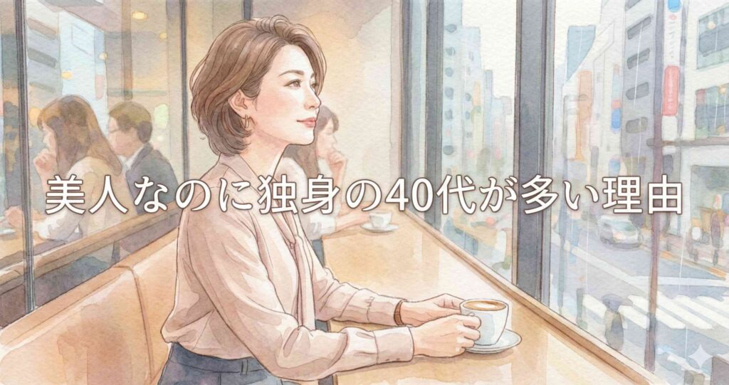 美人なのに独身の40代が多い理由