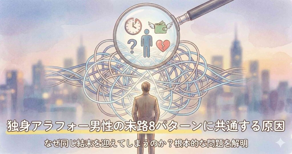 独身アラフォー男性の末路8パターンに共通する原因
