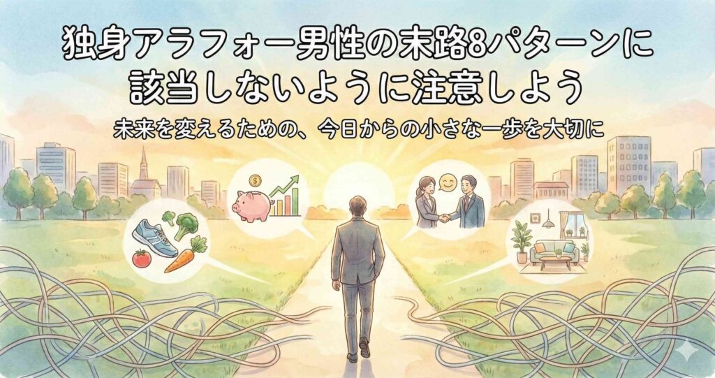 独身アラフォー男性の末路8パターンに該当しないように注意しよう