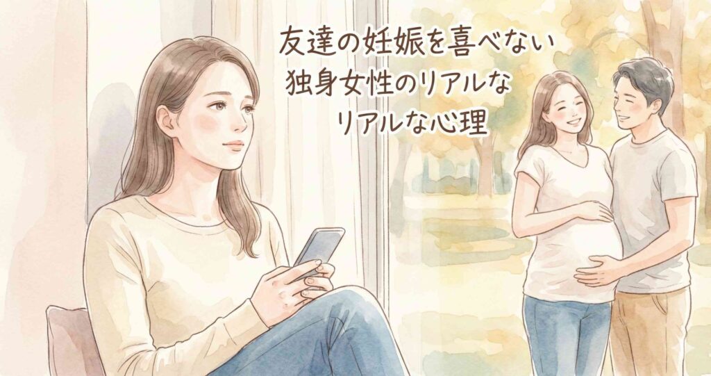 友達の妊娠を喜べない独身女性のリアルな心理
