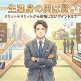 一生独身の男は賢い?メリットデメリットから後悔しないポイントまで