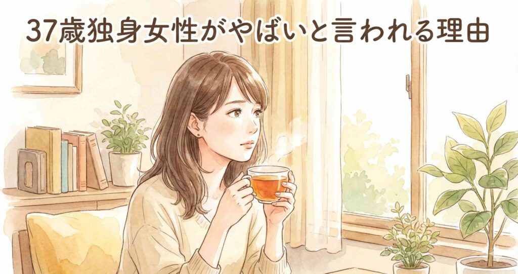 37歳独身女性がやばいと言われる理由