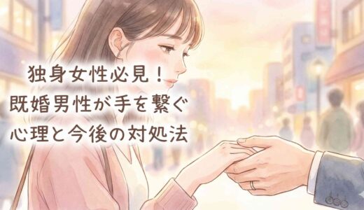独身女性必見！既婚男性が手を繋ぐ心理と今後の対処法