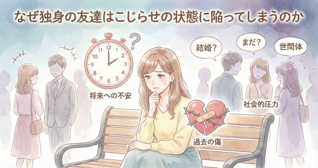 なぜ独身の友達はこじらせの状態に陥ってしまうのか