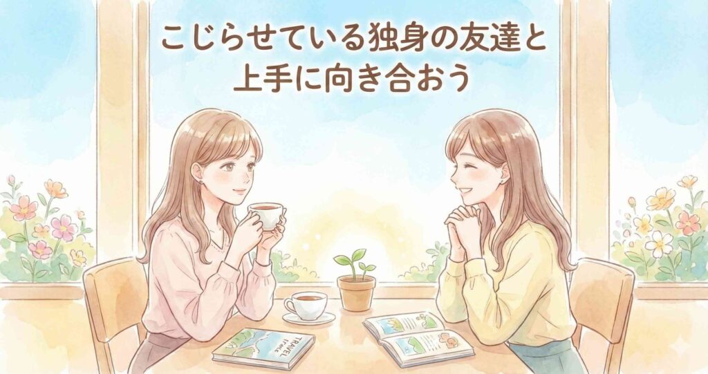 こじらせている独身の友達と上手に向き合おう