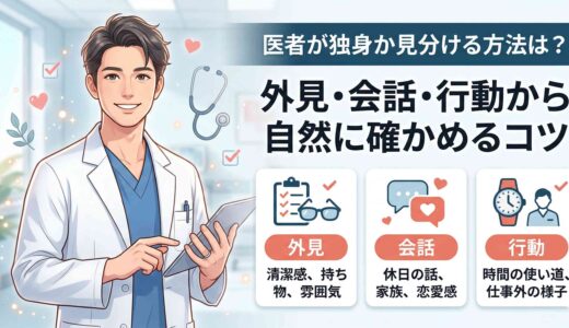 医者が独身か見分ける方法は？外見・会話・行動から自然に確かめるコツ