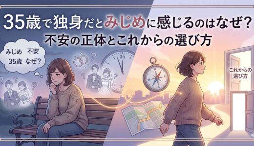 35歳で独身だとみじめに感じるのはなぜ？不安の正体とこれからの選び方