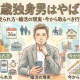 36歳独身男はやばい?世間の見られ方・婚活の現実・今から取るべき行動を整理