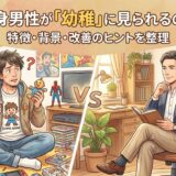 50代独身男性が「幼稚」に見られるのはなぜ?特徴・背景・改善のヒントを整理
