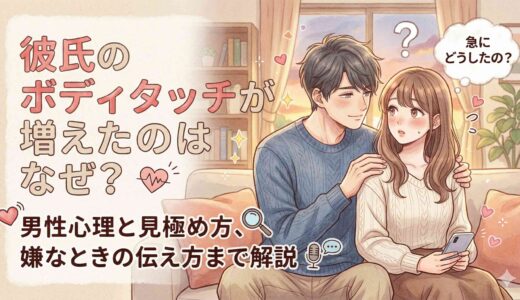 彼氏のボディタッチが増えたのはなぜ？男性心理と見極め方、嫌なときの伝え方まで解説