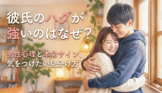彼氏のハグが強いのはなぜ？男性心理と本命サイン、気をつけたい見分け方